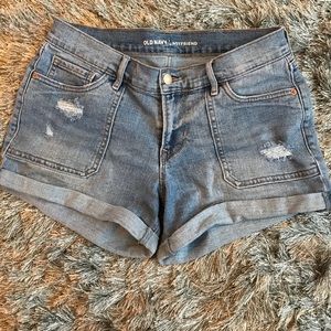 Mid Rise Old Navy Boyfriend Jean Short